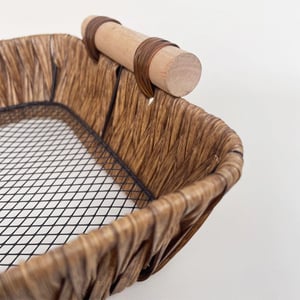 Canasta organizadora rattan